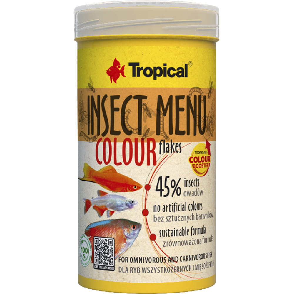Insect Menu Colour Flakes 100ml pokarm dla ryb akwariowych
